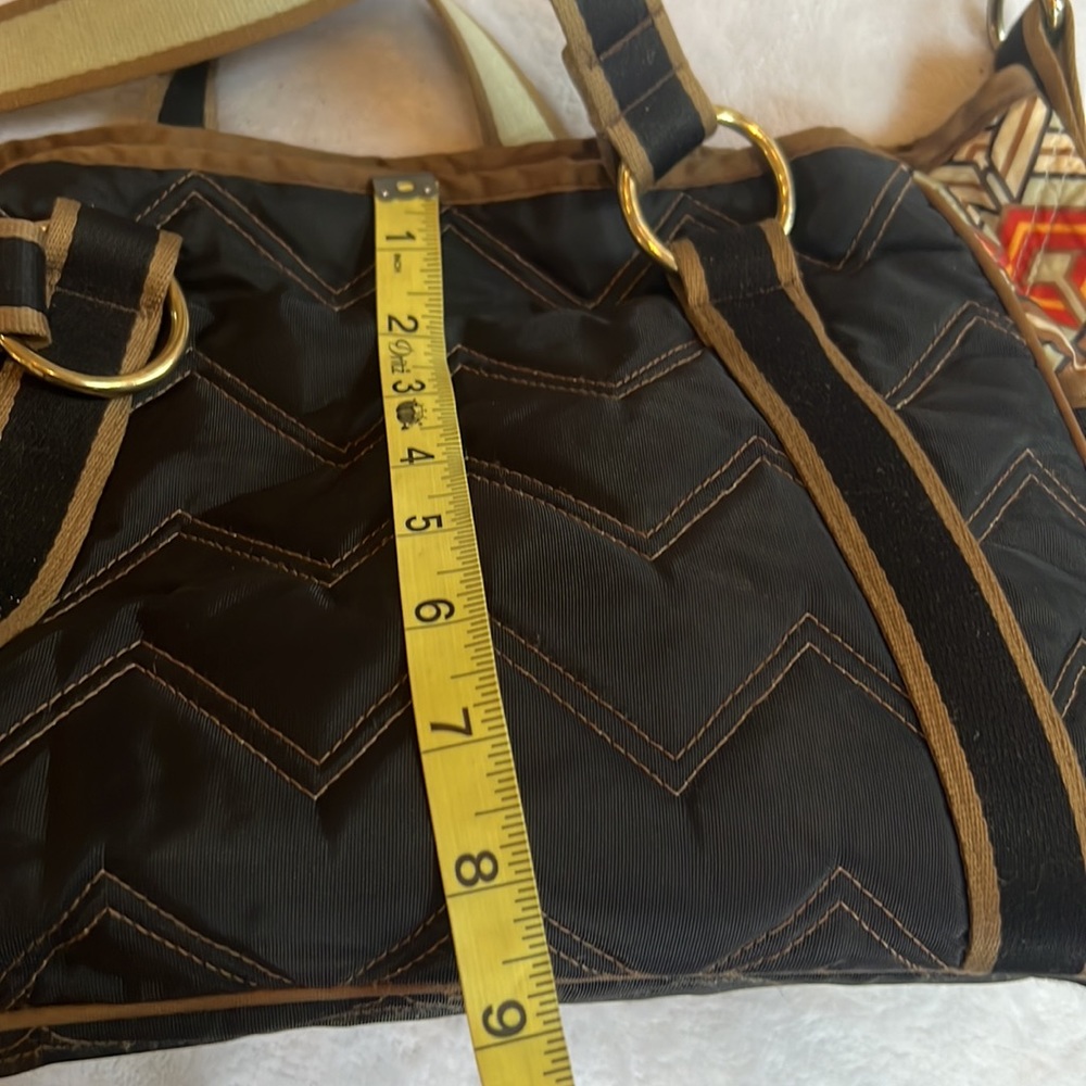 cinda b Ravinia black shoulder purse travel friendly - Picture 8 of 10
